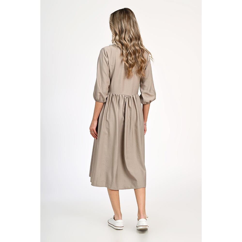 Rochie Dama, Eranthe, Painting V311, cu Pictura Realizata Manual - 3 | YEO